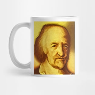 Thomas Hobbes Golden Portrait | Thomas Hobbes Artwork 8 Mug